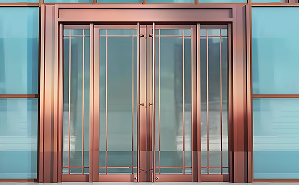 华州玻璃地弹门